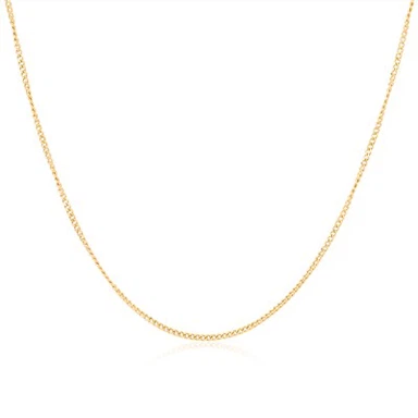 Rantai Kerb Bersalut Emas