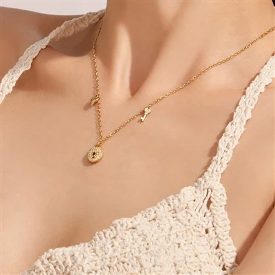 Kalung Kunci Jantung Padlock