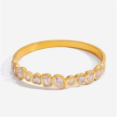 Gelang CZ Pelbagai Bentuk Minimalis